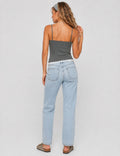Ladies Lace Trim V-Neck Spaghetti Strap Cami Top