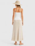 Ladies Lace Trim V-Neck Spaghetti Strap Cami Top
