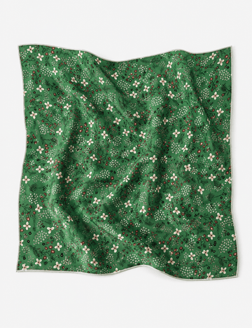 Ladies Casual Freesia Print Bandana Scarf