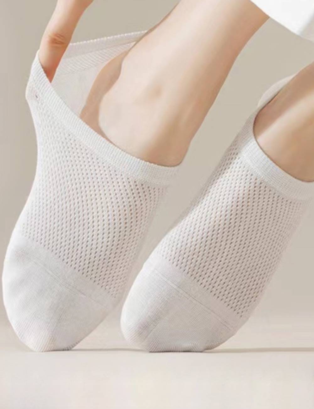 Ladies Hollow Out Knit Boat Socks SKAS50014