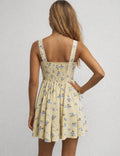 Boho Floral Mini Dress - Sweetkama Wholesale - #3719