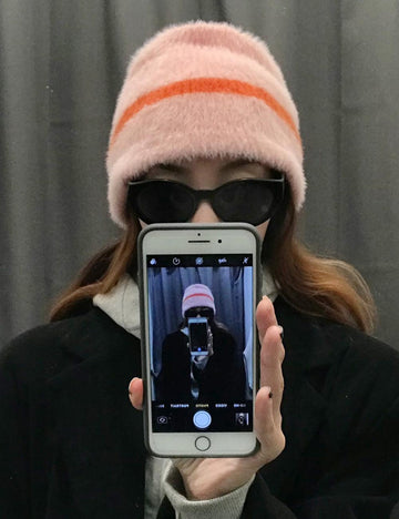 Ladies Stripe Dome Hat YW3058