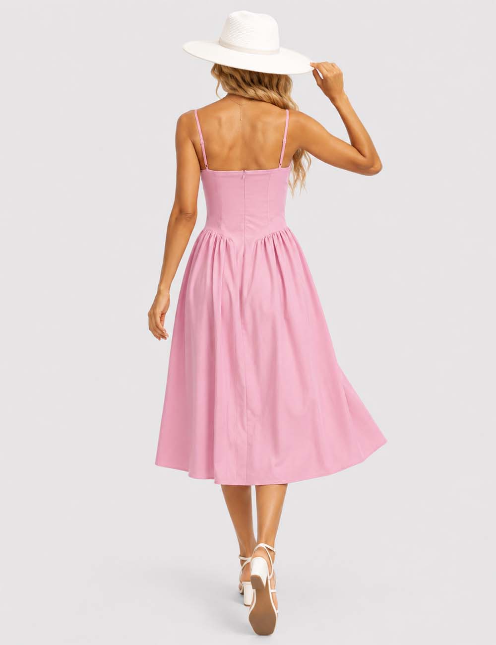 Sweetheart Corset Midi Dress - Sweetkama Wholesale - #4487