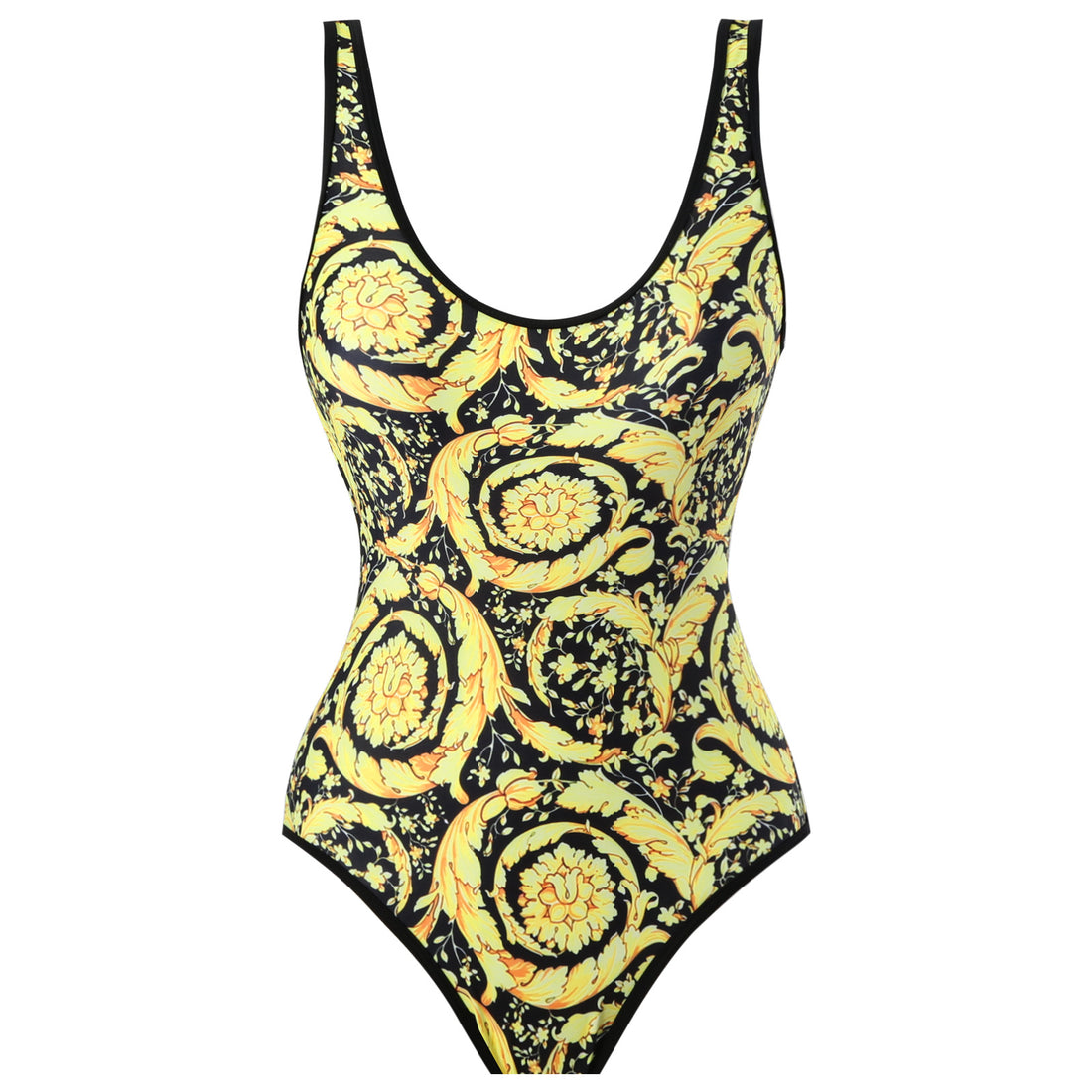 Two Strape Shoulder Low Back Salong Swimsuit SKSW40142