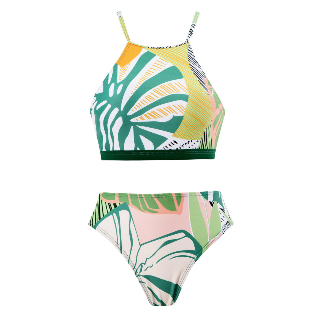 Ladies Floral Tassels Bikini Set with Cover SKSW40137