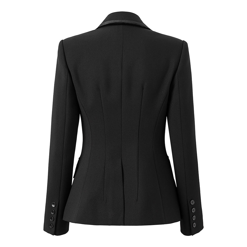 Ladies Elegant Long Sleeves Dragonfly Embroidery Blazer SKT51032