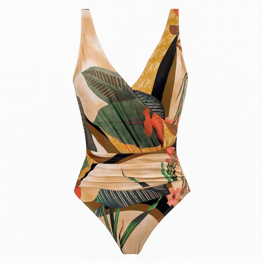 Ladies Print One Piece Swimwear with Cover SKSW40136