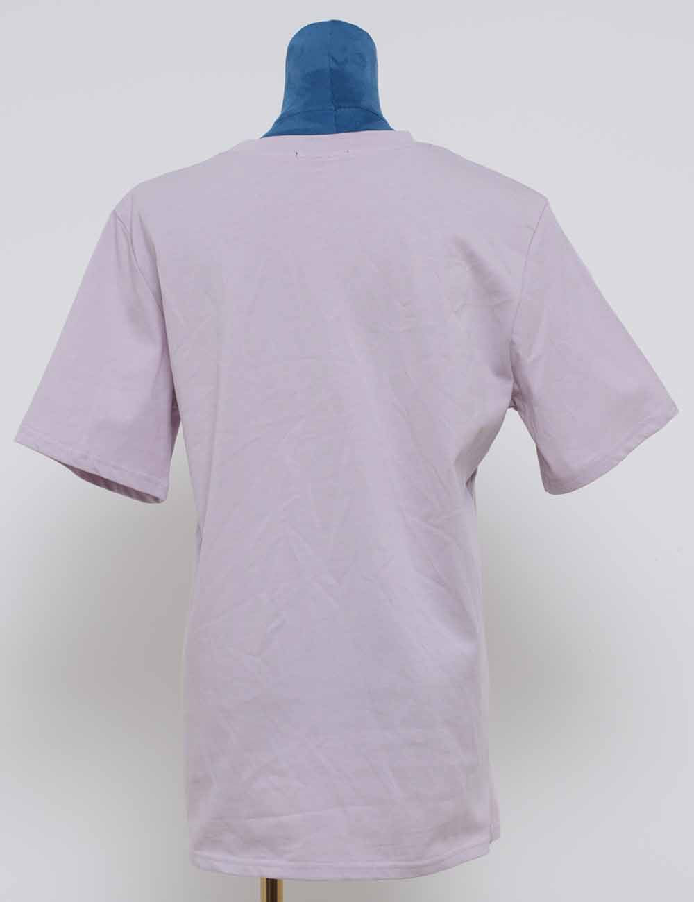 Ladies Cartoon Puppy Print Chic Pullover Short Sleeves T-Shirt