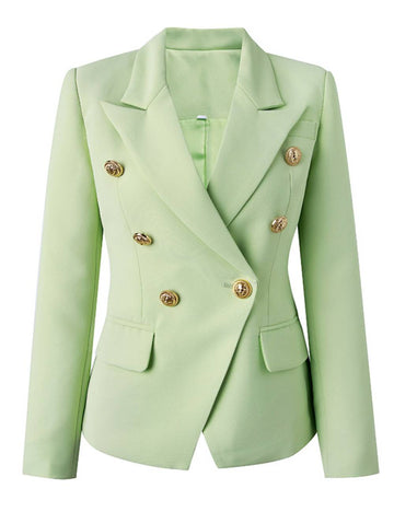 Ladies Button Closure Elegant Blazer SKT51098
