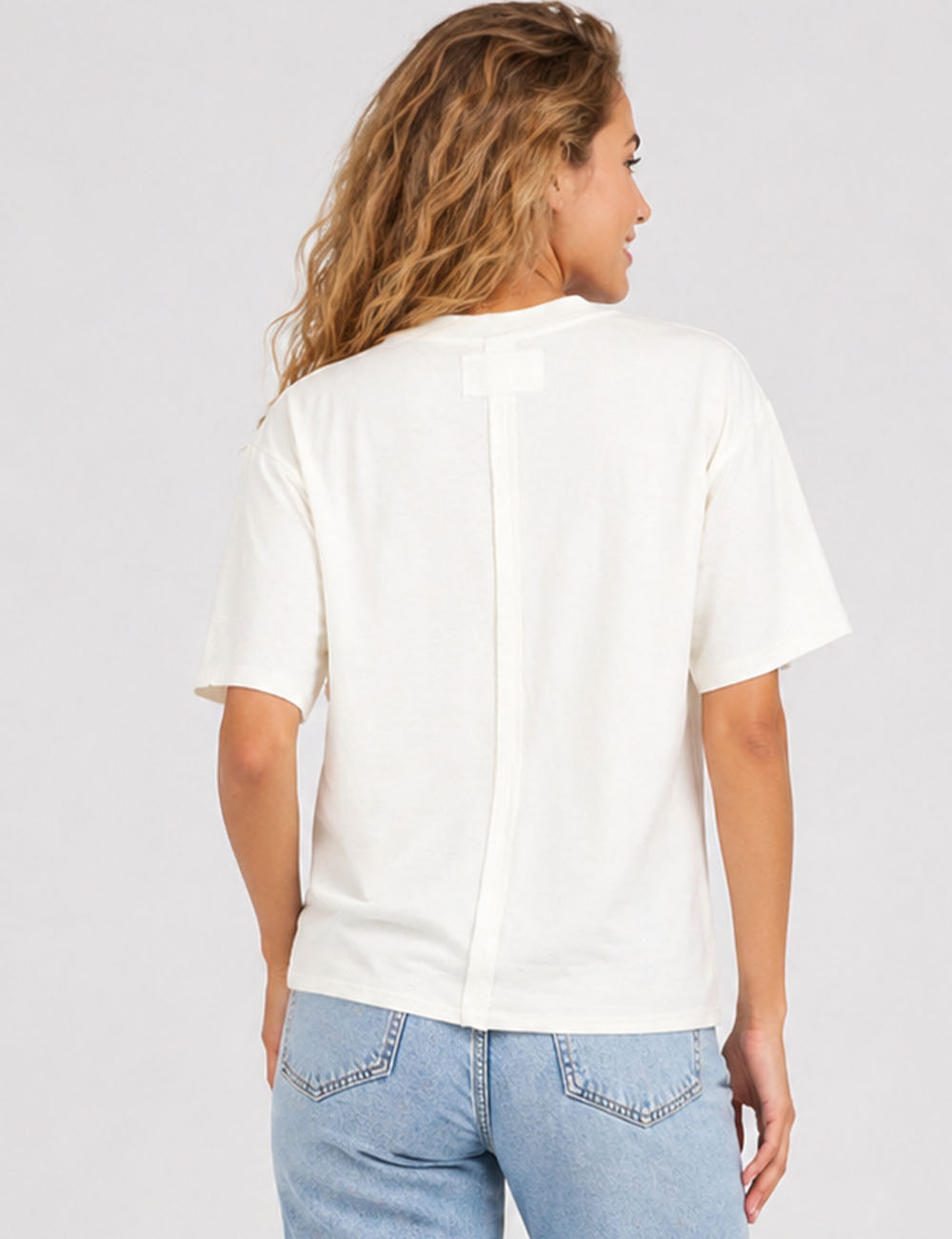 Ladies Casual Graphic Print Round Neck T-Shirt