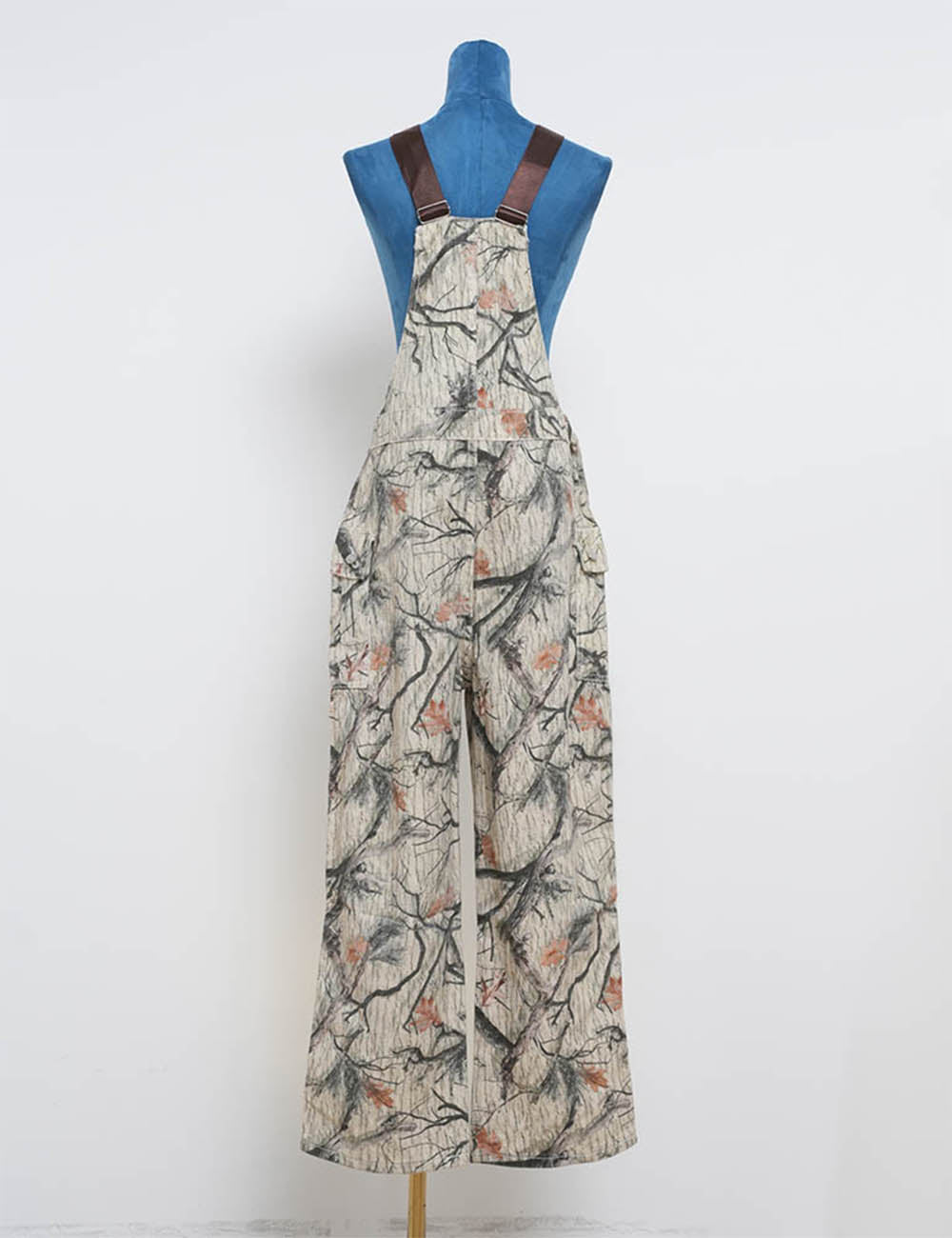 Ladies Floral Print Sleeveless Relaxed Straight Jumpsuit