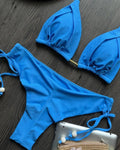 Backless Two-Piece Based Bikini Set GY02 - SWEETKAMA