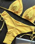 Backless Two-Piece Based Bikini Set GY02 - SWEETKAMA