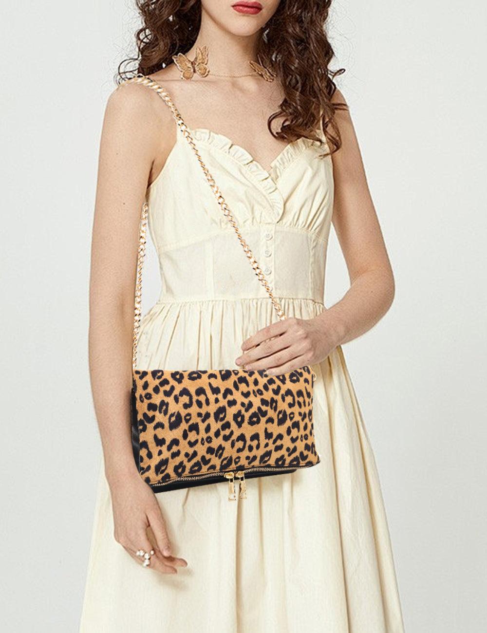 Ladies Leopard Print Small Shoulder Bag TZBG0508