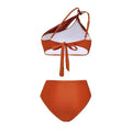 Beads 2PCS Bikini Set with Leaves Print Cover Y305 - SWEETKAMA