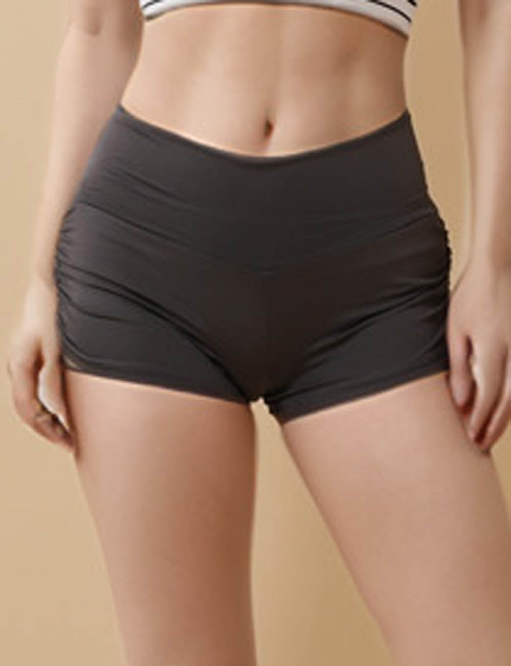 Ladies Hot Pants No Pocket Hip Wrap Shorts SKS5CF76