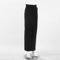 Black High Waist Splice Stright Ladies Long Skirt BSQ10182T - SWEETKAMA