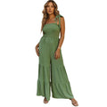 Bow Tie Solid Color Ladies Daily Loose Jumpsuit LC6411492 - SWEETKAMA