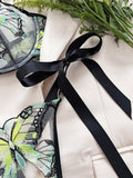 Butterfly Embroidery 2PCS Lingerie Sets HF-4100 - SWEETKAMA