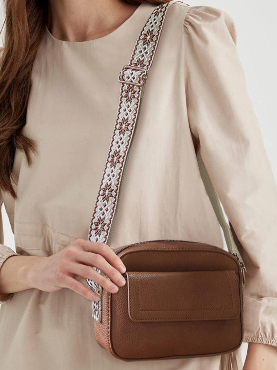 Ladies Leather Shouler Straps Bag SKOB0383