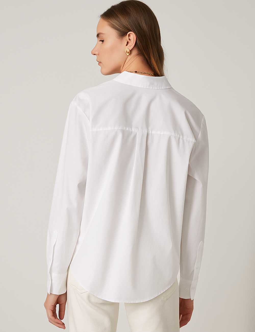 Women Sequin Coconut Tree Buttom Down Shirt