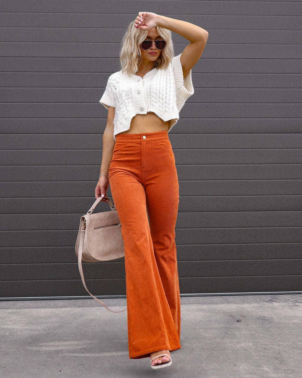 Casual Style Solid Color Ladies Daily Trousers 6143 - SWEETKAMA