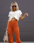 Casual Style Solid Color Ladies Daily Trousers 6143 - SWEETKAMA