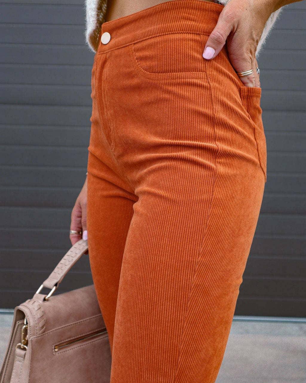 Casual Style Solid Color Ladies Daily Trousers 6143 - SWEETKAMA