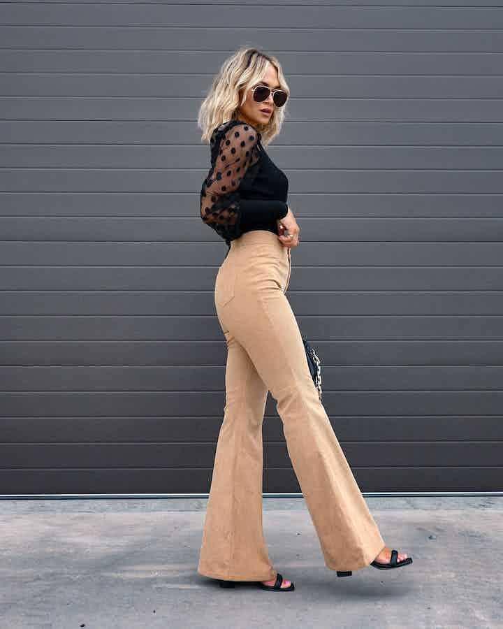 Casual Style Solid Color Ladies Daily Trousers 6143 - SWEETKAMA