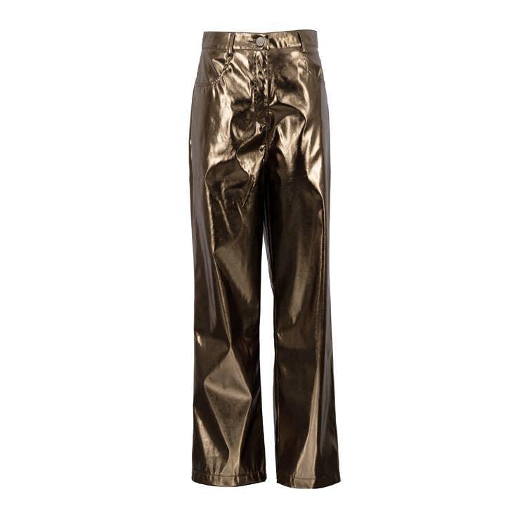 Charming Solid Color Silver Casual Pants CK10147J - SWEETKAMA