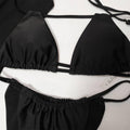 Classic 2PCS Bikini Set with Top and Shorts Cover Y1279 - SWEETKAMA