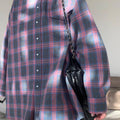 Classic Long Sleeves Plaid Shirt Casual Top CS10384T - SWEETKAMA