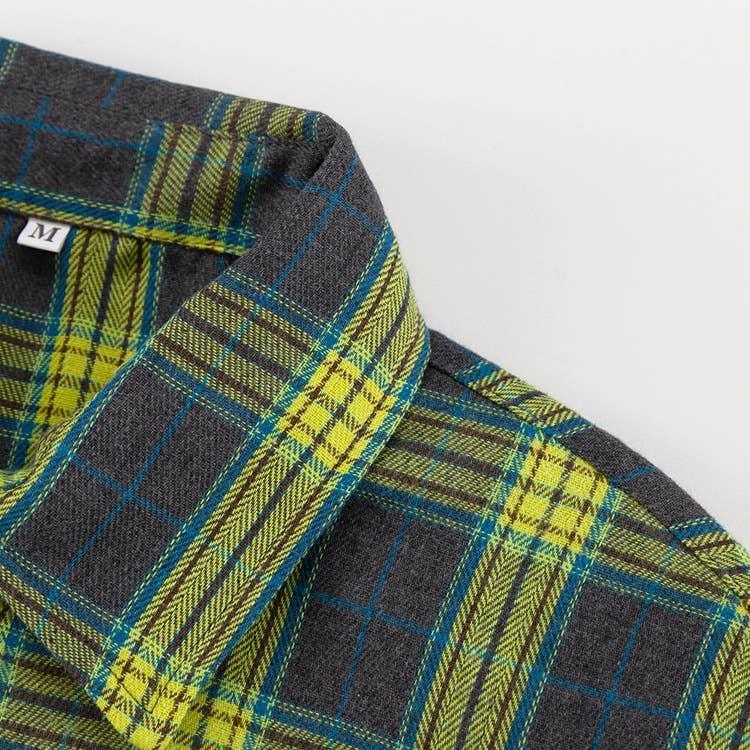 Classic Long Sleeves Plaid Shirt Casual Top CS10384T - SWEETKAMA