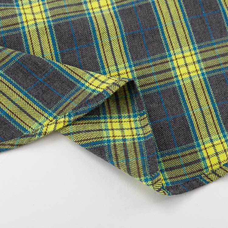 Classic Long Sleeves Plaid Shirt Casual Top CS10384T - SWEETKAMA