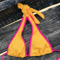 Color Block Halter 2PCS Bikini Set Y41 - SWEETKAMA