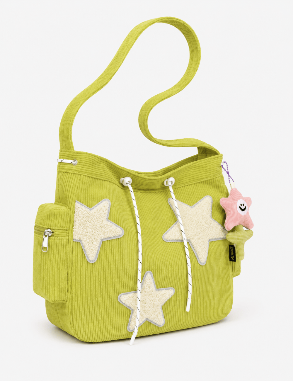 Corduroy Crossbody Tote Bag - Sweetkama Wholesale - #4615