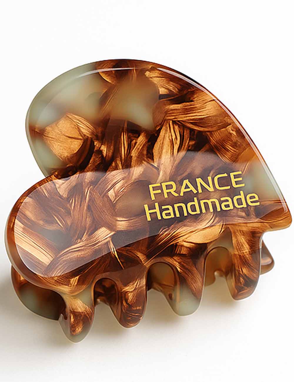 Ladies Chic Heart Tortoiseshell Glossy Mini Hair Clip