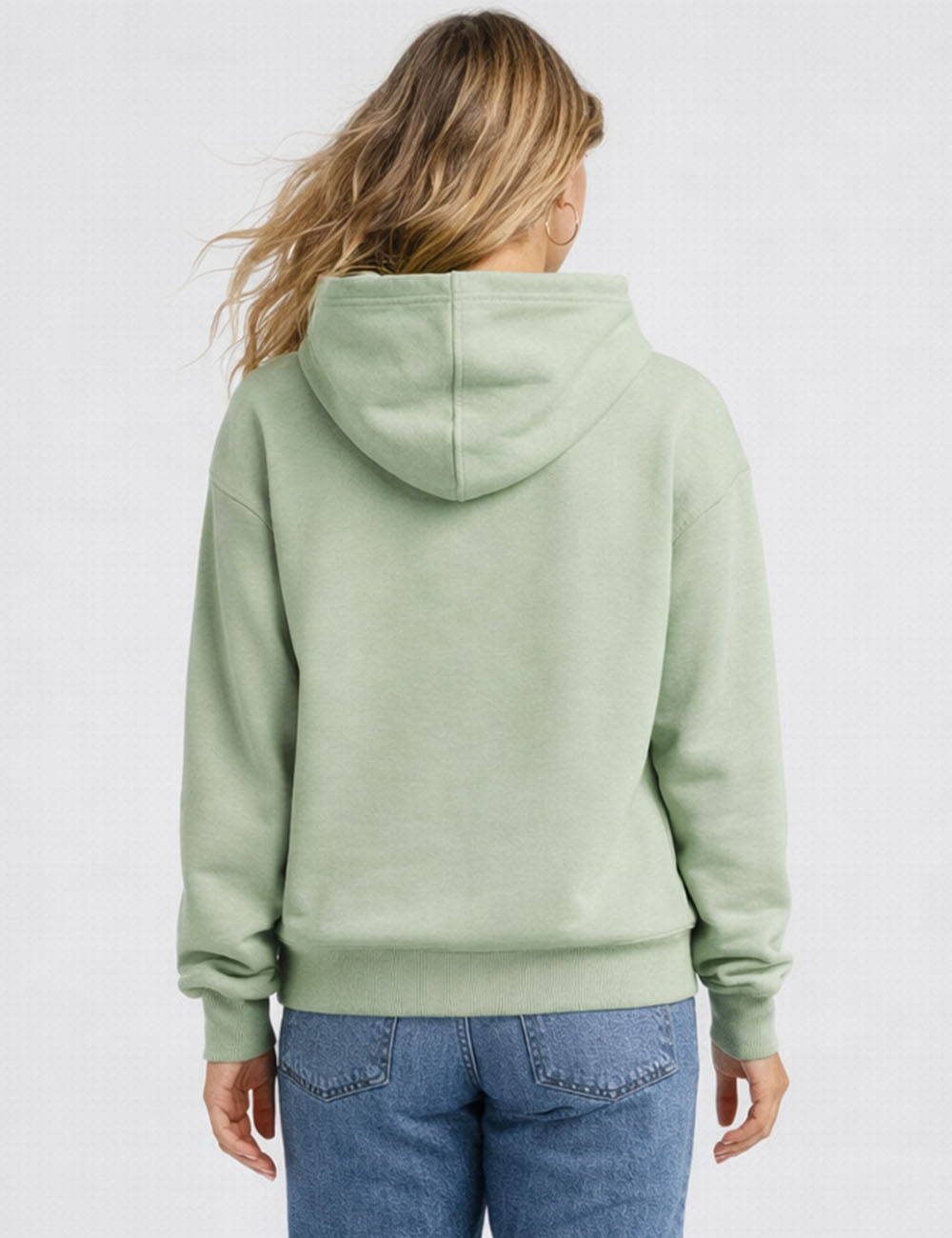 Ladies Everyday Pullover Hoodie Drawstring Long Sleeves Sweatshirt