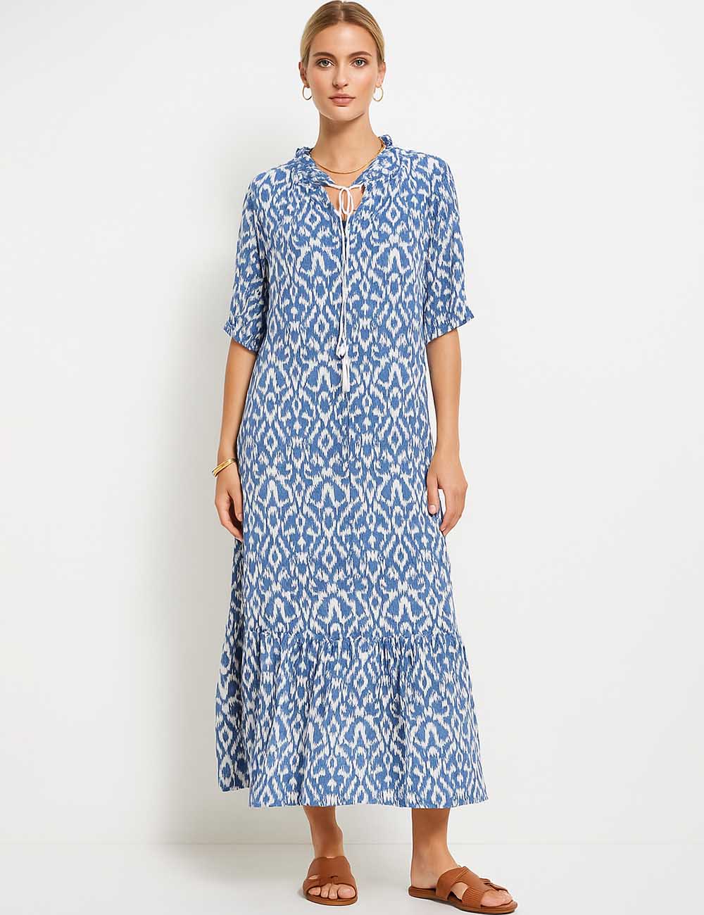 Print Swimsuit Cover Beach Dresses FYH8900