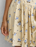 Boho Floral Mini Dress - Sweetkama Wholesale - #9255