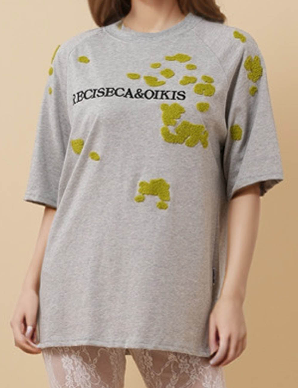 Ladies Print Short Sleeves T-Shirt Everyday Top 8SKT51338