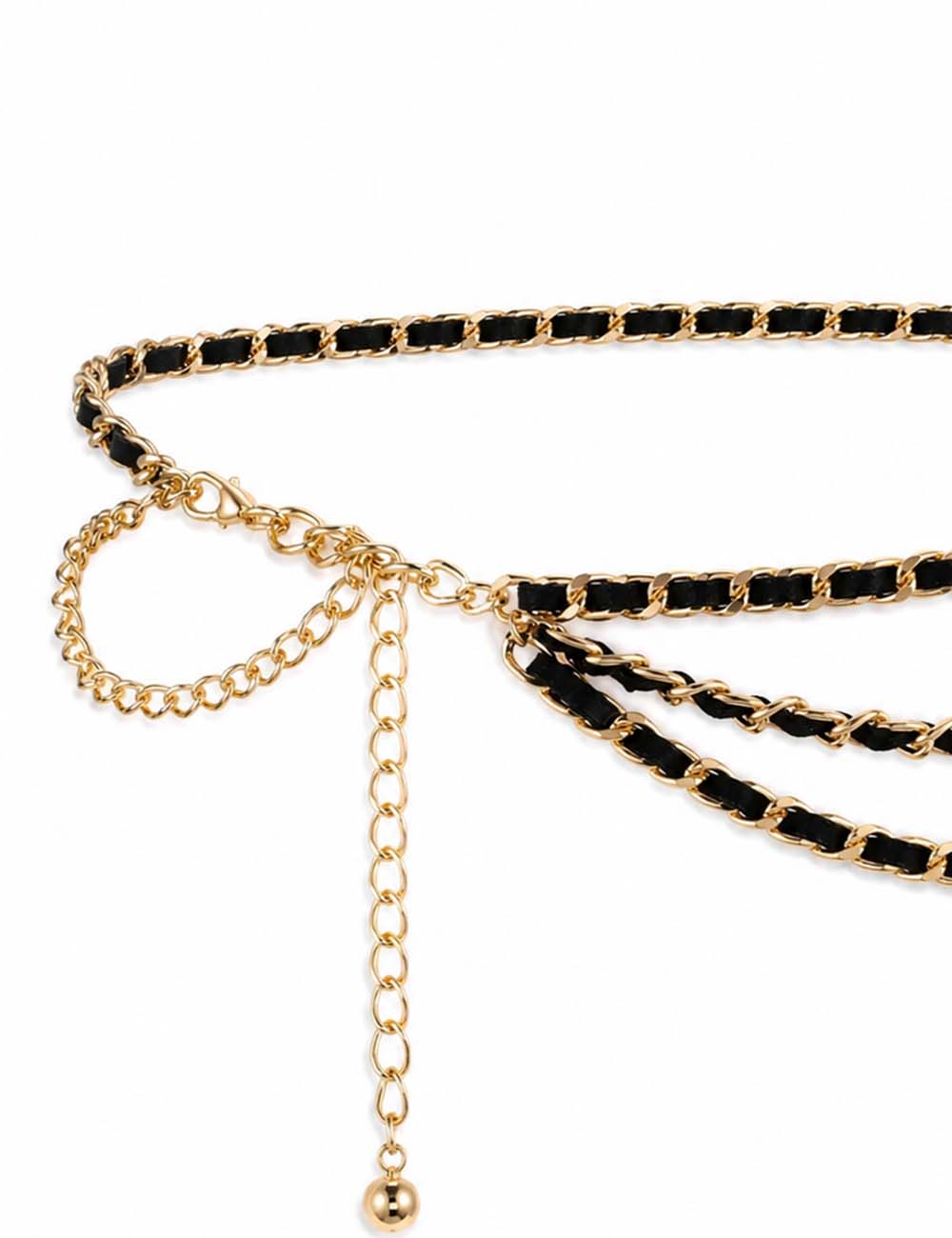 Gold Chain Link Belt - Waist chains - Sweetkama Wholesale - 005