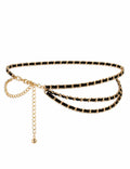 Gold Chain Link Belt - Waist chains - Sweetkama Wholesale - 002
