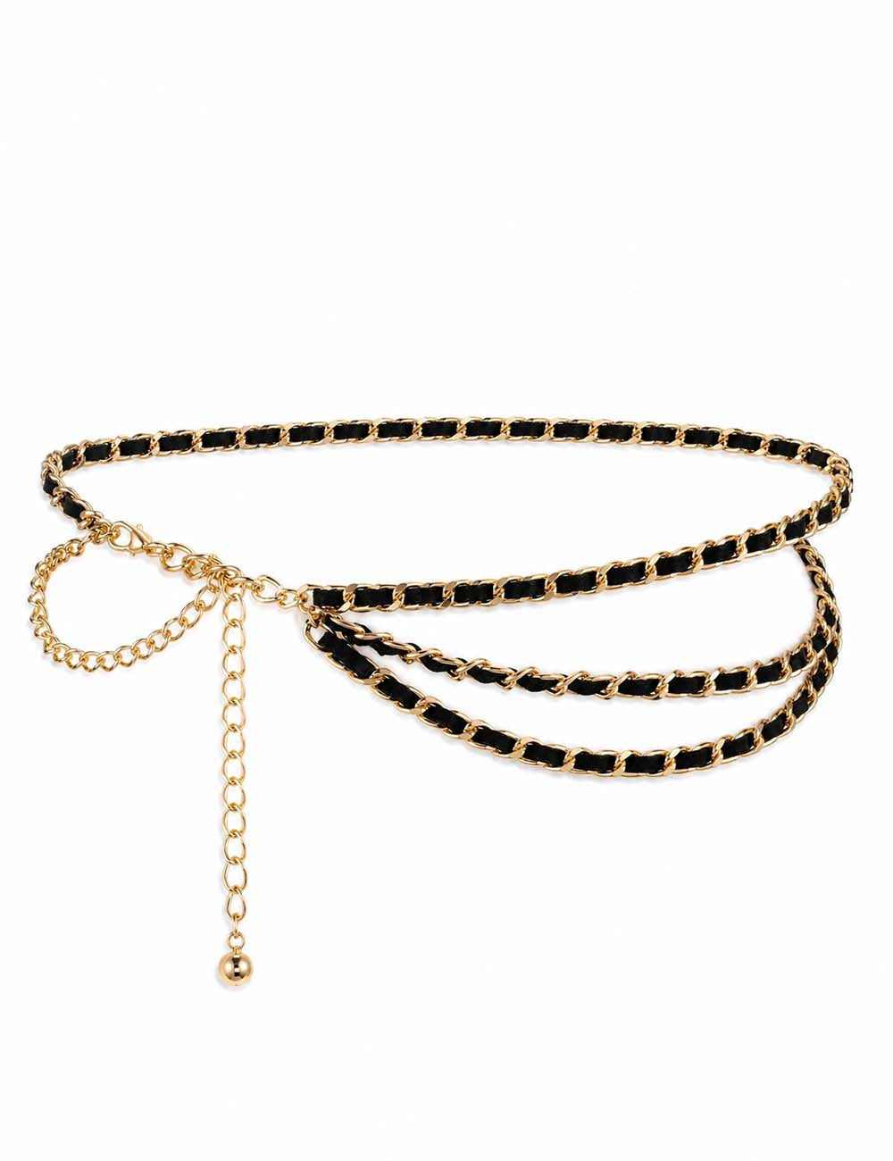 Gold Chain Link Belt - Waist chains - Sweetkama Wholesale - 002