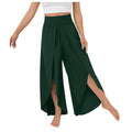Elastic Waist Free Style Wide Leg Pants 23126 - SWEETKAMA