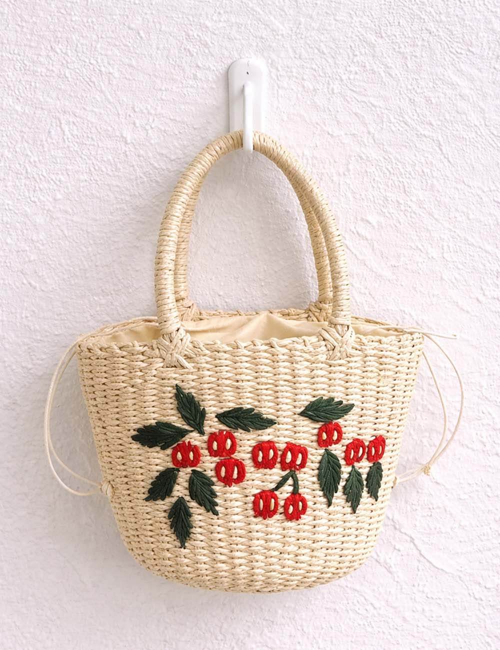 Boho Straw Tote Bag - Sweetkama Wholesale - #6535