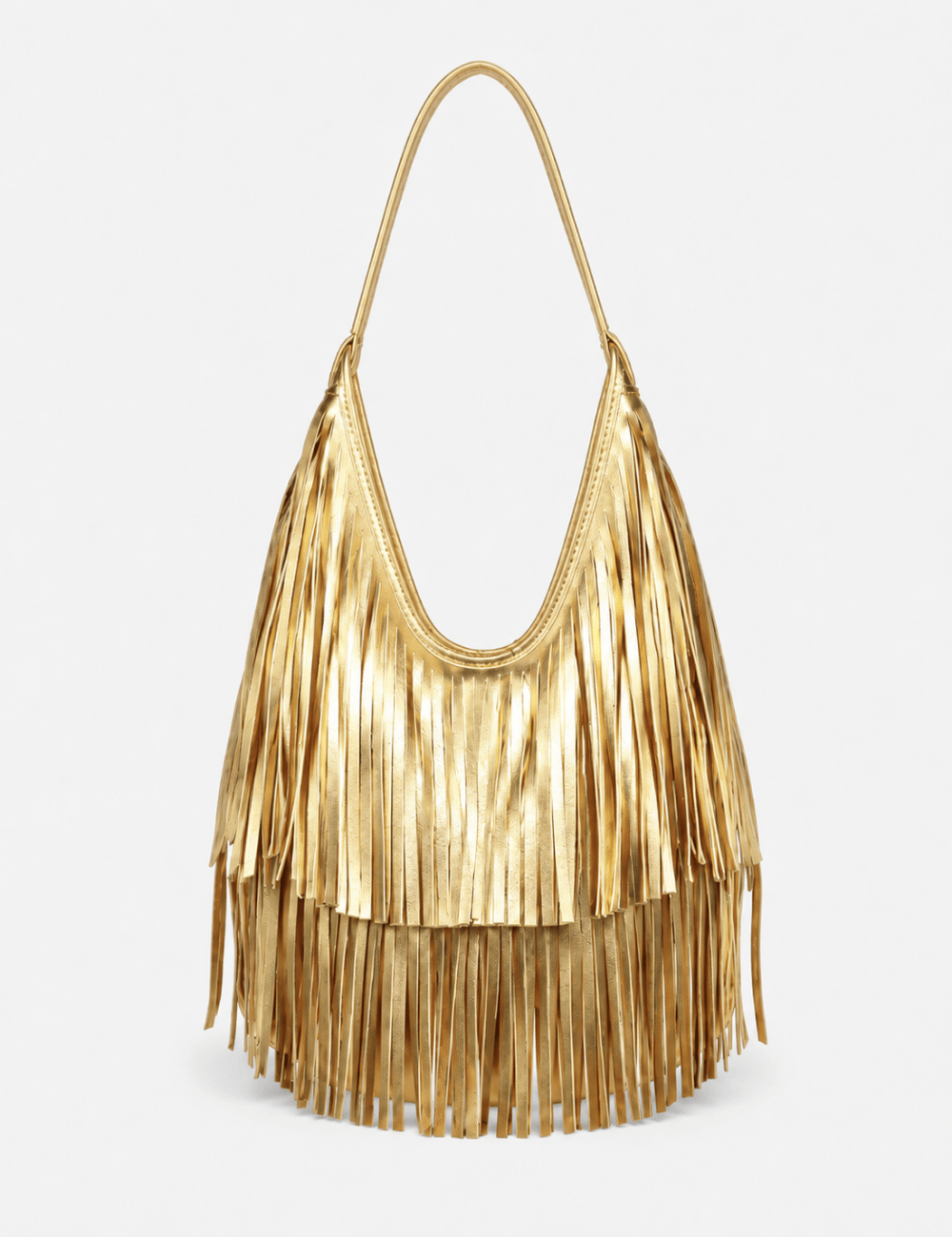 Faux Leather Hobo Bag - Sweetkama Wholesale - #7319