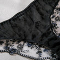 Floral Embroider Sexy Lingerie Set with Garter 3032 - SWEETKAMA