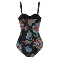 Floral Print Multicolor One Piece Swimwear with Cover Y82 - SWEETKAMA