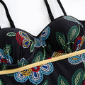 Floral Print Multicolor One Piece Swimwear with Cover Y82 - SWEETKAMA